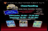 Cheerleading - TSV Westerhausen · Cheerleading ommen und mitmachen! mittwochs, 20.00 - 21.30 Uhr samstags 10.00 - 13.00 Uhr Sporthalle am Sportzentrum am Ochsenweg Ochsenweg 78 a,