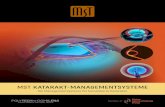 MST KATARAKT-MANAGEMENTSYSTEME€¦ · MST Katarakt-Managementsysteme Für das Management anspruchsvoller Katarakte Für die Positionierung des MST Malyugin Ring 2.0® empfehlen wir