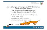 Ausbreitungsrechnungen zu PCB-Emittenten im Dortmunder ... · • Analytische Erfassung über Indikator-Kongenere, Bewertung dioxinähnlicher (dl) PCB über TEF Dioxine/Furane •