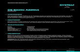 CS Elastic Additive - farberlin · CS Elastic Additive Elastiﬁ zierer V01 07/2018: CHARAKTERISTIK Das Carsystem Elastic Additive ist ein spezieller Zusatz zur Verbesserung der Flexibilität