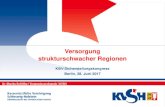 Versorgung strukturschwacher Regionen · Landesausschuss: Beschließt, für welche Region in Schleswig-Holstein wie viele Stellen arztgruppenübergreifend ausgeschrieben werden zur
