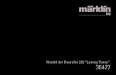 Modell der Baureihe 232 “Looney Tunes“. 36427€¦ · Modell der Baureihe 232 “Looney Tunes“. 36427. 2 BR 232 / 234 - Ludmilla in Deutschland Im Gegensatz zum Westen, wo man