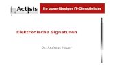 Elektronische Signaturen IT-Messe · PDF file Xyzmo SIGNificant Interessante Lösung für PDF-Signaturen Anlehnung an Stempelmetapher Integration biometrischer Signaturen Gut geeignet