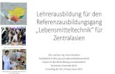 Vorstellung des Curriculums Referenzausbildungsgang ...€¦ · Usbekistan. Hg. v. Deutsche Gesellschaft für Internationale Zusammenarbeit (GIZ) GmbH. Dresden. Horlacher - TU Berlin