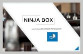 NINJA BOX - s6461604d32fc0b0f.jimcontent.com€¦ · NINJA BOX Die Standardaufbauvariante der NINJA BOX ist TÜV geprüft. Eine Anleitung zum Auf- und Abbau, eine Montageanleitung