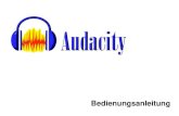 Audacity 2.03 Bedienungsanleitung DE€¦ · Wir haben nun zwar Audacity separate Wiedergabe- und Aufnahmeeinstellungen zugewiesen, jedoch besitzt Ihr Mac davon unabhängige Aufnahme-