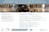 Einladung des Humboldt-Studienzentrums Vorträge der ...€¦ · Mittlerweile lebt sie seit über vier Jahrzehnten in Hamburg und ist mit Klaus von Dohnanyi verheiratet. Dennoch bleibt
