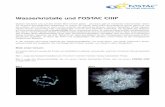 Wasserkristalle und FOSTAC CHIP - shop.strato.de€¦ · In der Schweiz wird diese Methode der Wasserkristallbilder von Ernst Braun und Sarah Steinmann (www. wasserkristall.ch) ausgeübt.