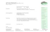 Ingenieurgesellschaft Dr.-Ing. Michael Beuße mbH Beratende ...€¦ · 3 3 Blatt Prüfbericht-Nr.: 2014P509825 / 1 vom 10.07.2014, Unterlagen der GBA Gesellschaft für Bioanalytik