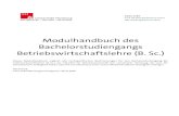 Modulhandbuch des Bachelorstudiengangs ...€¦ · Logistik (4 SWS / 6 LP) Grundlagen des Operations Research (4 SWS / 6 LP) Statistik II (4 SWS / 6 LP) 3 . Modulhandbuch des B. Sc.