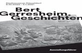 Stadtmuseum Düsseldorf 9.10.2020 – 3.1.2021 Bert ...€¦ · den Besucher*innen einen Einblick in die private Welt des ; 15-Jähriger lernt Bert Gerresheim Pankok in Oberkassel