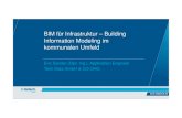 BIM for Infrastructure – Building Information Modeling im ... · Building Information Modeling (BIM) Quelle: Bundesministerium für Verkehr und digitale Infrastruktur, Stufenplan
