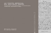 LE TEXTE MÉDICAL DU PAPYRUS EBERS SP CIMENet Gérard …safran.be/pdf/LCA28.pdf · Transcription hiéroglyphique, translittération, traduction, glossaire et index Bernard LALANNE