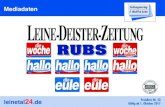 New F. Wolff & Sohn LEINE-DEISTER-ZEITUNG · 2018. 2. 14. · Allgemeine Verlagsangaben 2 Zeitungsverlag F. Wolff & Sohn, Leine-Deister-Zeitung Anschrift Verlagshaus F. Wolff & Sohn
