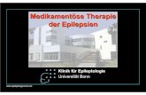 Medikamentöse Therapie der Epilepsien€¦ · Kombination von Antiepileptika, die sich • in ihrer Wirkungsweise ergänzen • in ihren Nebenwirkungen nicht potenzieren Ziel: Lebensqualität