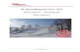 48. Geschäftsbericht 2015 / 2016 Skilift Habkern – Sattelegg ......Skilift Habkern-Sattelegg AG Geschäftsbericht 2015/16 Seite 2 Inhaltsverzeichnis Seite 1. Organe 3 2. Personal
