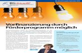 EnergieSpar-Contracting: Vorfinanzierung durch F£¶rderprogramm 2017. 8. 28.¢  BG-Aktuell! Ausgabe September
