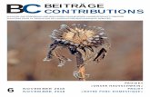 BCCONTRIBUTIONS BEITRÄGE · 2019. 3. 8. · BEITRÄGE – Magazin zur Förderung der biologisch-dynamischen Landwirt-schaft , Demeter. Erscheint 6-mal jährlich. 66. Jahrgang. Herausgeber.