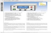 EA Product Catalogue 2012 - Farnell element14 · 2016. 5. 25. · General The microprocessor controlled laboratory power supplies of se - ries EA-PSI 5000 offer a set of useful standard