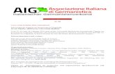 Notiziario AIG / AIG-Infoblatt CALL FOR PAPERS PER CONGRESSI · (webportalpolyphonie@gmail.com). Beiträge sind sowohl auf Deutsch, Englisch und Italienisch willkommen! Der Beitrag