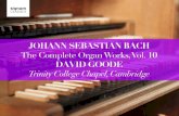 JOHANN SEBASTIAN BACH The Complete Organ Works, Vol. · PDF file Introduction – Bach and the Organ The organ loomed large from early on in Bach’s life. The foundations of his multifaceted