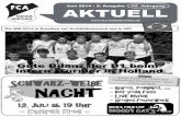 Juni 2014 2. Ausgabe 10. Jahrgang AKTUELL · (6), Amelie Krumpholz, Julian Leicht-fuß, Fabian Reh und Leon Seifried mit jeweils einem Treffer. In der kommenden Spielzeit wird der