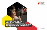 Berliner Leben – Tätigkeitsbericht 2017...Yaseen El-Khatib, für die Sport und Verein die Rettung bedeuten. Berliner Leben – Tätigkeitsbericht 2017 › Unsere Projekte 2017 Impressum