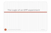 The Logic of an EPP experiment - Welcome to the INFN ...a + b " X : inelastic collision (e.g. pp"ppπ0) ! The experimentalist should set-up an experimental procedure to select “events”