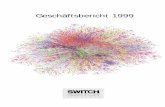Geschäftsbericht 1999 - SWITCH€¦ · 23.8.99 entschied sich die Arbeitsgruppe ein-stimmig für das Angebot der Firma Cablecom. Die Kosten für den Bau der Anschlüsse (Verlegen