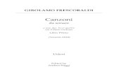 Canzoni da Sonare - Freeguy.g.free.fr/CNR/musique ancienne/Frescobaldi_Urtext.pdf · urtext is a faithful transcription of the last edition, which was the only one approved by the