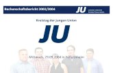 Rechenschaftsbericht 2003/2004 Kreistag der Jungen Unionju-rpk.de/www/downloads/kreistag04/Rechenschaftsbericht.pdf · Rechenschaftsbericht 2003/2004 Liebe JU‘ler, Der aktuelle