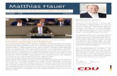 Newsletter 2018-07 Matthias Hauer MdB...Tuppeck. Bild rechts: Matthias Hauer gratuliert in seiner Rede zum 70. Geburtstag von Bürgermeister Franz-Josef Britz und dankt ihm für seinen