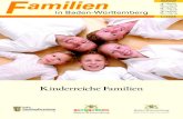 Familien in BW - REPORT 2008/1 - Kinderreiche FamilienREPORT 1/2008 7 Kinderreichtum in ausländischen Familien Mindestens 15% der 1,7 Millionen Familien in Baden-Württemberg sind