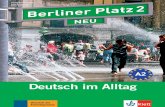 Lutz-Rohr Sgh in Berliner Platz 2 NEU Deutsch im Alltag ... · Berliner Platz 2 NEU Deutsch im Alltag Deutsch als Fremdsprache Klett . Title: 9783126060424 Created Date: 9/16/2020