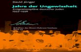 37mm Jahre der Ungewissheit - ciando.com · Im Schatten Weimars (1933/34) 45 1.1 »Um die Zukunft der deutschen Judenheit« – ... »Der eisige Nachthauch des Golus« – Die orthodoxe