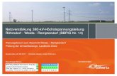 Netzverstärkung 380-kV-Höchstspannungsleitung Röhrsdorf - Weida … · 2017. 12. 21. · 2 / 20 Netzverstärkung 380-kV-Höchstspannungsleitung Röhrsdorf - Weida - Remptendorf
