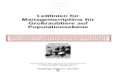 Leitlinien für Managementpläne für Großraubtiere auf … · 2011. 6. 29. · Leitlinien für Managementpläne für Großraubtiere auf Populationsebene in Europa - unautorisierte