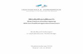 Modulhandbuch - Hochschule Osnabrück · 2 / 236 ABWL-Grundlagen Basics of Business Administration Fakultät / Institut: Institut für Management und Technik Modul 75B0001 (Version