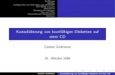 New Konsolidierung von bootfähigen Disketten auf einer CD · 2009. 5. 10. · I floppy I Abbild ist eine Diskette I harddisk I Abbild ist eine Festplatte I c=XX h=YY s=ZZ I Angaben
