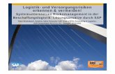 Logistik- und Versorgungsrisiken erkennen & vermeiden! · and functionalities of the SAP® product and is not intended to be binding upon SAP to any particular course of business,