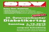Alles über Diabetesgesundheitsalzburg.at/sites/files/avos/anhang/programm_dt_2015_web.pdf 2 3 Österreichische Diabetikervereinigung fordert mehr Solidarität in der Diabetikerversorgung