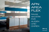 apn acoustic solutions GmbH - RAUM AKUSTIK FÜR AUGEN UND · 2019. 9. 16. · 4 5 apn Area Flex Philosophie UNSER ANSPRUCH … Ein Raum lebt von seiner Architektur, von Licht und