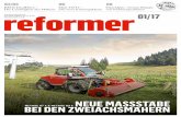 RM16 DualDrive - schoenenberger-landmaschinen.ch · 01/2017 reformer03 cher der Mäher zu führen ist. „Ich kann mich uneingeschränkt auf das Gelände konzentrieren. Der RM 16