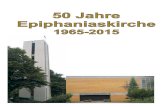 50 Jahre Epiphaniaskirche · PDF file 2016. 10. 25. · Quotienten „Goldene-Schnitt-Reihe“ oder „Lamé-Reihe“.ProportionenausderLamé-Reihe werden als besonders ästhetisch