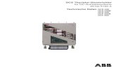 DCS Thyristor-Stromrichter für DC-Antriebssysteme · 2018. 5. 10. · III i DCS Thyristor-Stromrichter für DC-Antriebssysteme 25 bis 5150 A Technische DatenDCS 400 DCS 500B DCS
