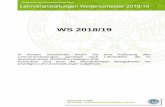 WS 2018/19 - WiSo-Fakultät der Universität zu Köln...WS 2018/19 In diesem Verzeichnis finden Sie eine Auflistung aller ... 14015.0003 VO Handels- und Gesellschaftsrecht ... 14266.0208