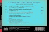 CHRISTOPH GRAUPNER (1683–1760) · GRAUPNER: ORCHESTRAL SUITES FINNISH BAROQUE ORCHESTRA · KAAKINEN-PILCH ONDINE ODE 1220-2 ONDINE ODE 1220-2 [76’29] · English notes enclosed