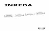 INREDA - IKEA...Tämän valaisimen ulkoista, taipuisaa kaa-pelia tai johtoa ei saa vaihtaa. Jos kaapeli tai johto vioittuu, valaisin on hävitettävä. NORSK Kabelen eller ledningen