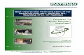 Best Operational Practices Manual For Materials Recovery ... · programs may require facility technology and equipment retrofits. The purpose and intent of this manual is to assist