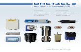 Antriebs- und Elektrotechnik - BRETZEL GmbH · 2016. 4. 20. · kompaktes, modernes Design aus. Die glatten und gut zu reinigenden Kompaktgetriebe der Bau-reihen VE31, VE40 sowie